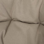 Fauteuil suspendu pliant Coloma d'extérieur en osier et corde avec support