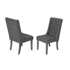 Ensemble de salle à manger extensible gris rustique 9 pièces Best Quality Furniture