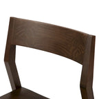 Chaise de salle à manger moderne en bois massif Plank and Beam