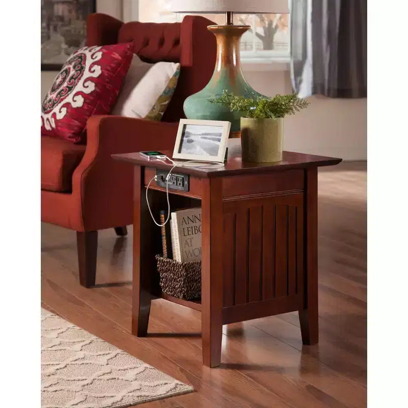 Table d'appoint Nantucket avec chargeur - AFI