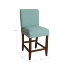 Tabouret de bar rembourré hauteur comptoir 24 po - HomePop