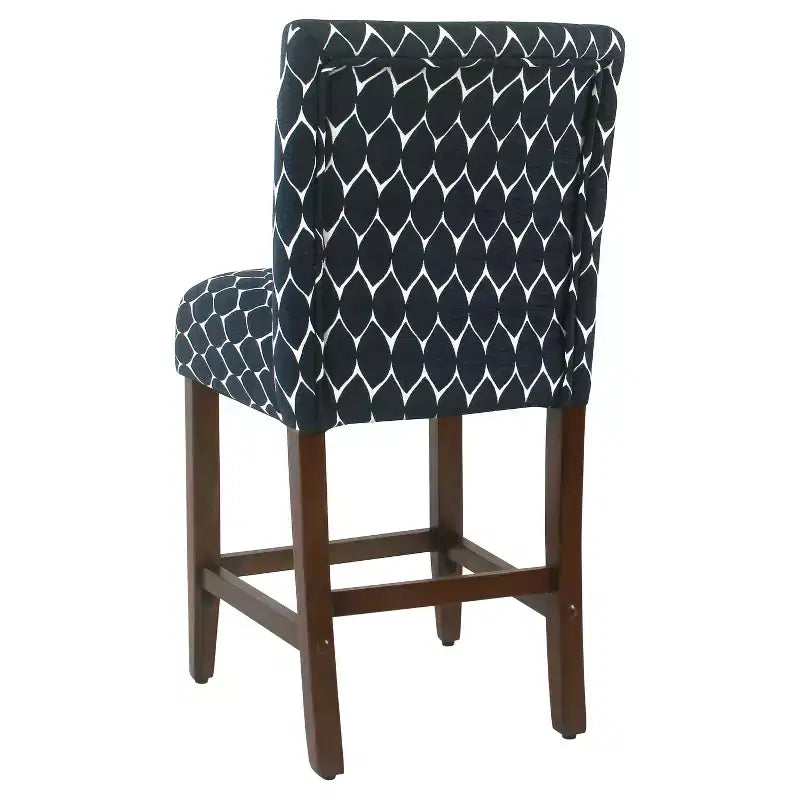 Tabouret de bar rembourré hauteur comptoir 24 po - HomePop