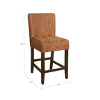 Tabouret de bar rembourré hauteur comptoir 24 po - HomePop