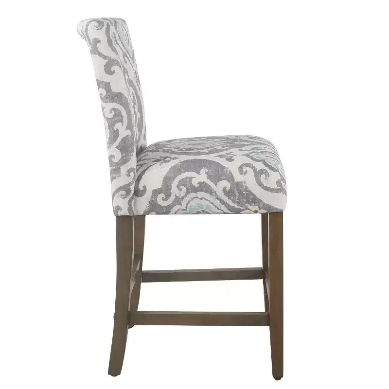 Tabouret de bar rembourré hauteur comptoir 24 po - HomePop
