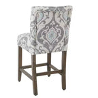 Tabouret de bar rembourré hauteur comptoir 24 po - HomePop