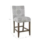 Tabouret de bar rembourré hauteur comptoir 24 po - HomePop