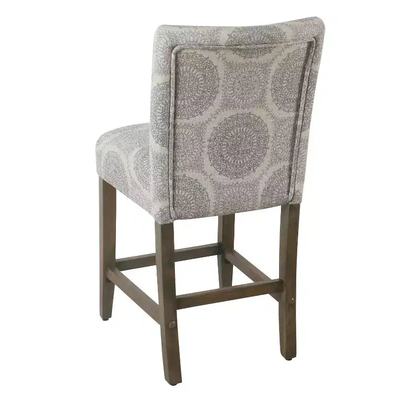 Tabouret de bar rembourré hauteur comptoir 24 po - HomePop