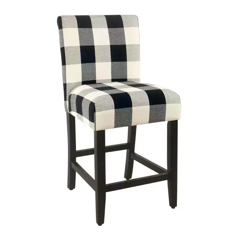 Tabouret de bar rembourré hauteur comptoir 24 po - HomePop