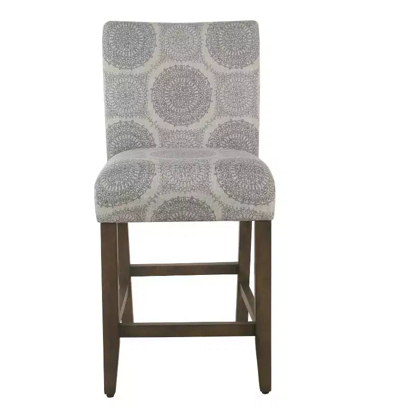Tabouret de bar rembourré hauteur comptoir 24 po - HomePop