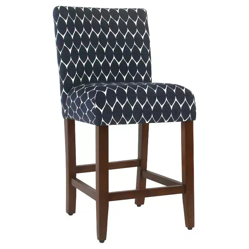 Tabouret de bar rembourré hauteur comptoir 24 po - HomePop