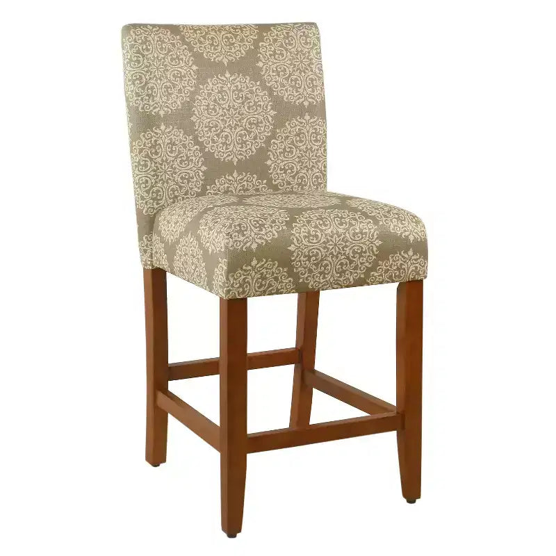 Tabouret de bar rembourré hauteur comptoir 24 po - HomePop
