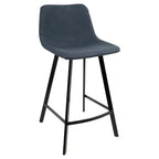 Lot de 2 tabourets de bar industriels Outlaw de 26 po de hauteur de comptoir - Lumisource