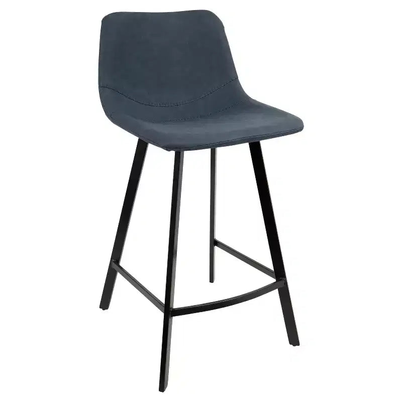 Lot de 2 tabourets de bar industriels Outlaw de 26 po de hauteur de comptoir - Lumisource