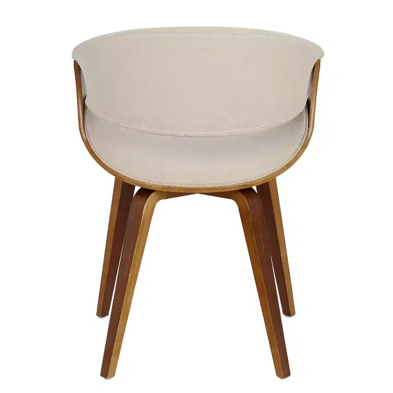 Chaise d'appoint de salle à manger Curvo Mid-Century Modern - LumiSource