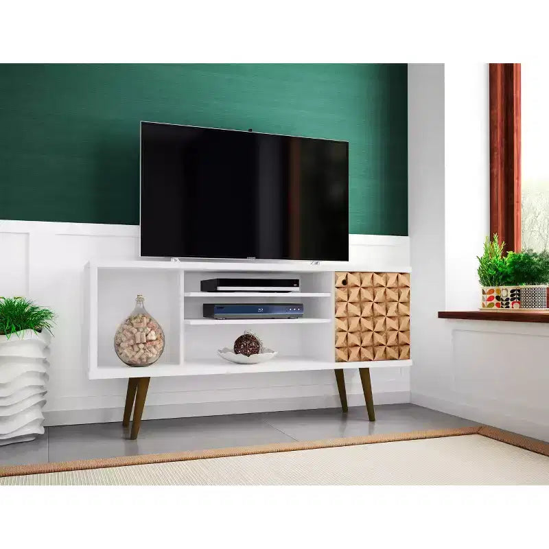 Meuble TV Liberty de 53.14 po pour téléviseurs jusqu'à 50 po - Manhattan Comfort