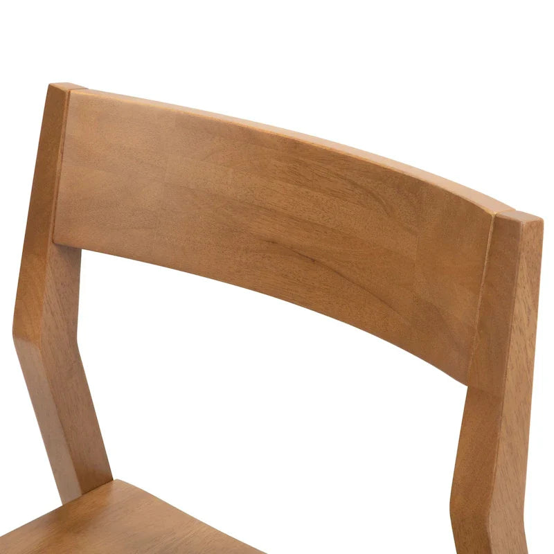 Chaise de salle à manger moderne en bois massif Plank and Beam