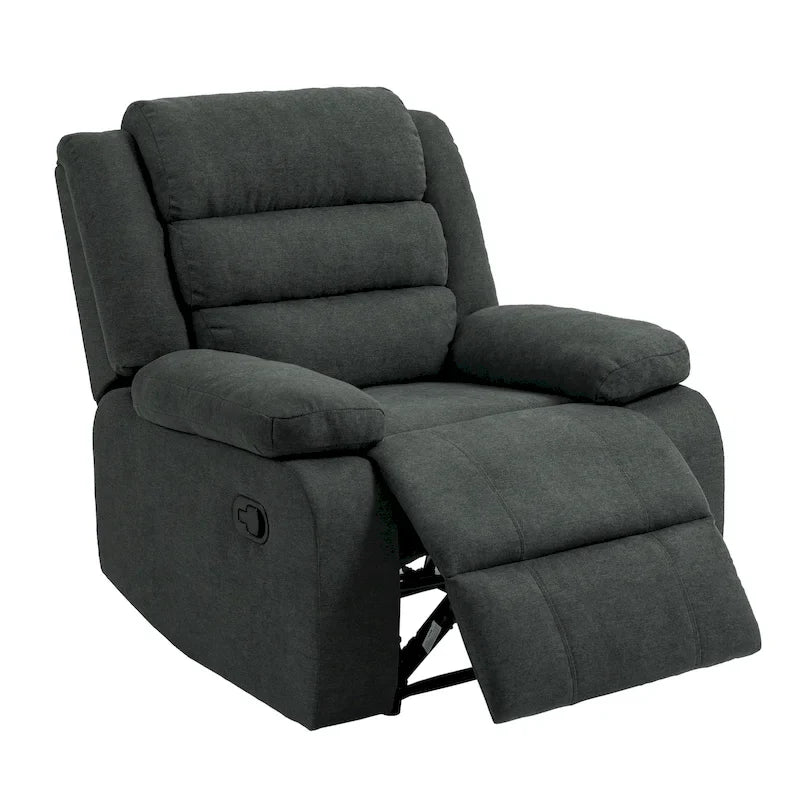 Fauteuil inclinable manuel classique et traditionnel, ensemble de 2