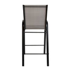 Lot de 4 tabourets de bar d'extérieur avec matériau Flex Comfort - Tabouret de terrasse