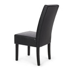 Chaises de salle à manger tapissées à motifs Pertica (lot de 4) par Christopher Knight Home