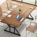 Bureau de direction de 70,8 pouces, grande station de travail de bureau d'ordinateur
