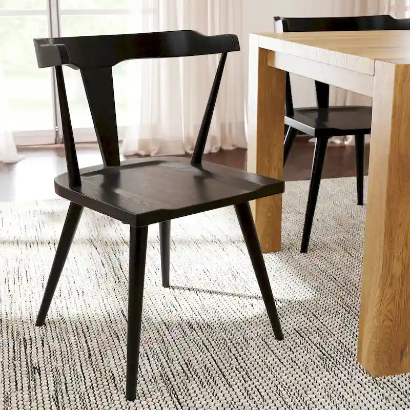 Chaise de salle à manger Poly & Bark Enzo - Bois de chêne massif