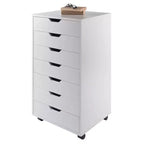 Commode Halifax à 7 tiroirs avec roulettes - Winsome