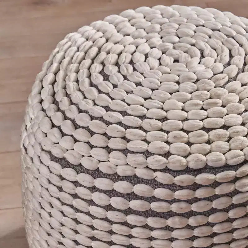 Pouf ottoman rond Rococo - Christopher Knight Home