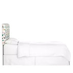 Tête de lit tapissée Skyline Furniture Olivia Terrazzo Émeraude Ocre