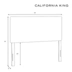 Tête de lit tapissée Skyline Furniture Olivia Terrazzo Émeraude Ocre