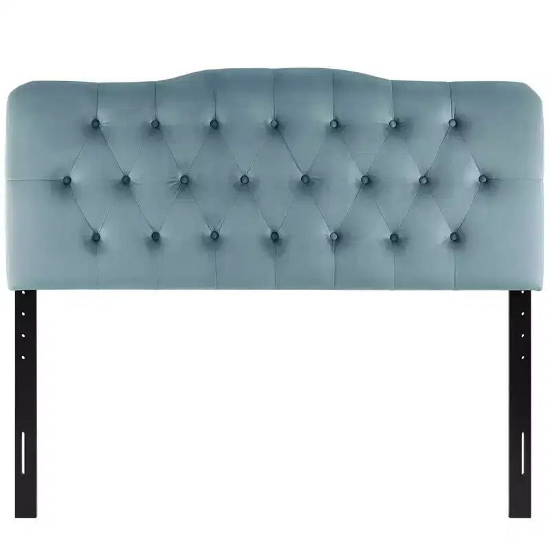 Tête de lit capitonnée en velours de performance Annabel Full Diamond - Modway