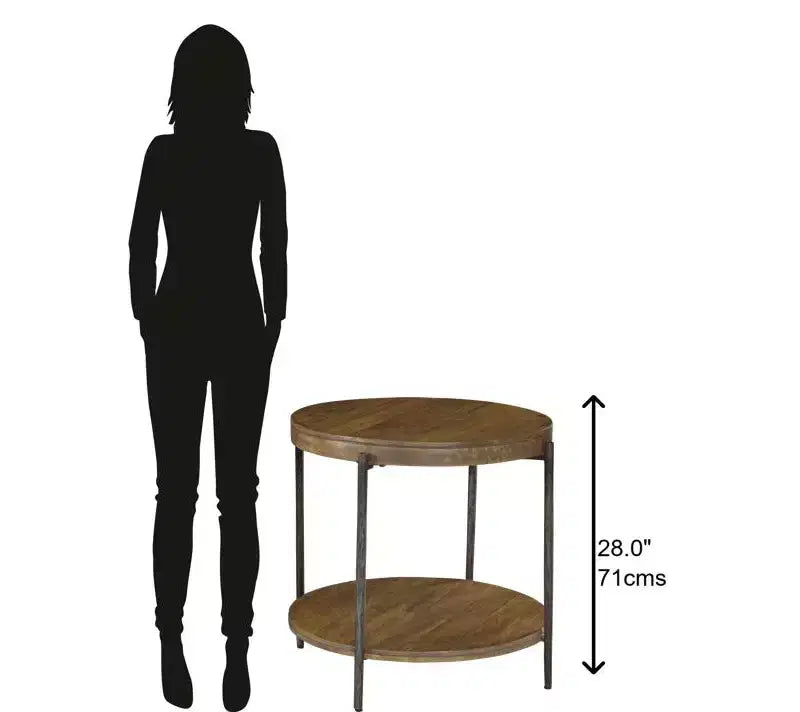 Hekman 23704 Table d'appoint ronde 2-3702 Bedford