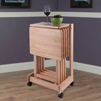 Ensemble de 5 tables d'appoint Brienda avec dessus rabattable - Winsome