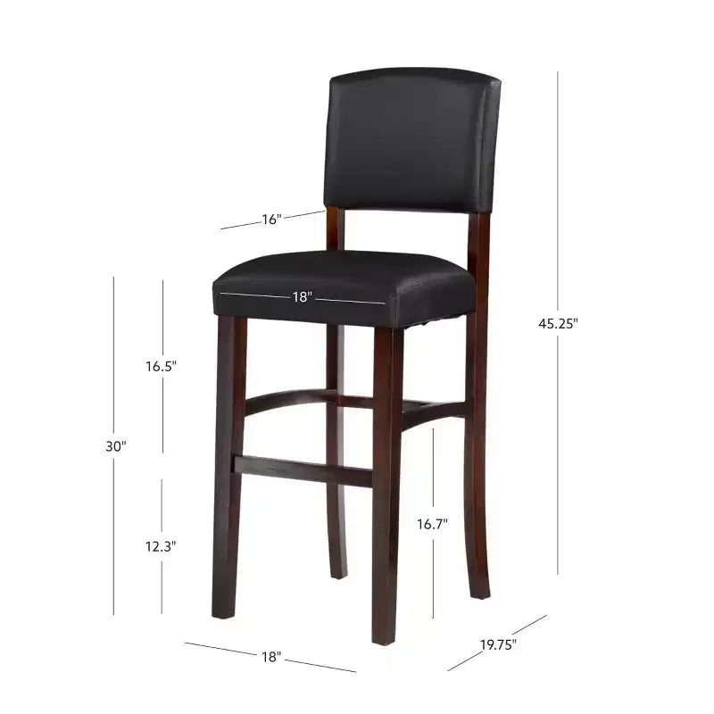 Tabouret de bar rembourré Morocco - Linon