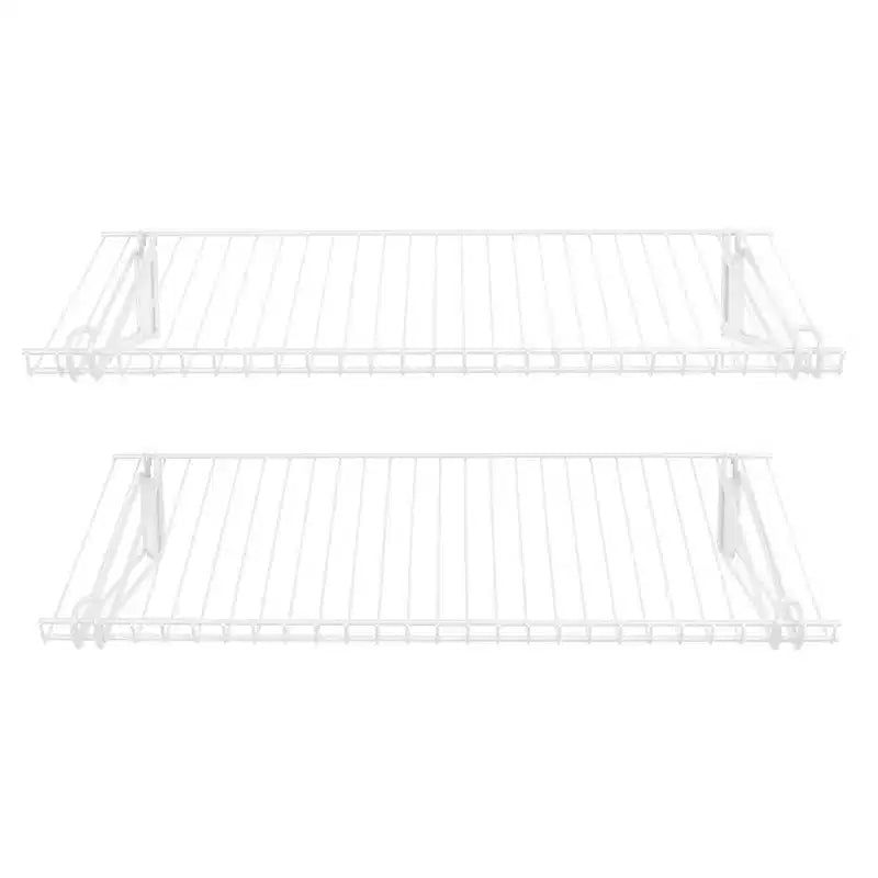 Rubbermaid FG3H9100WHT Configurations Accessories 26-Inch Shelving Kit, White