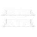 Rubbermaid FG3H9100WHT Configurations Accessories 26-Inch Shelving Kit, White