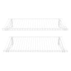 Rubbermaid FG3H9100WHT Configurations Accessories 26-Inch Shelving Kit, White