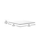 Flash Furniture Plateau de table carré de 36 po avec dessus réversible en stratifié