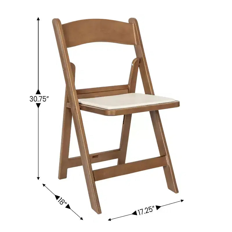 Chaise pliante Hercules de Flash Furniture – Lot de 2 chaises d'événement en résine d'une capacité de 360 kg