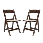 Chaise pliante Hercules de Flash Furniture – Lot de 2 chaises d'événement en résine d'une capacité de 360 kg