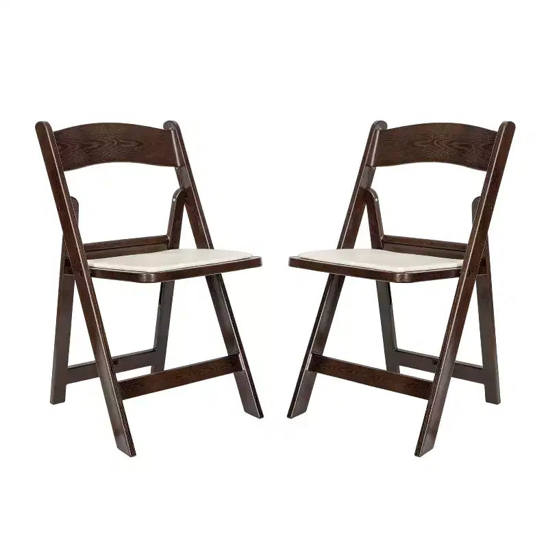 Chaise pliante Hercules de Flash Furniture – Lot de 2 chaises d'événement en résine d'une capacité de 360 kg