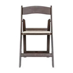 Chaise pliante Hercules de Flash Furniture – Lot de 2 chaises d'événement en résine d'une capacité de 360 kg