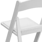 Chaise pliante Hercules de Flash Furniture – Lot de 2 chaises d'événement en résine d'une capacité de 360 kg