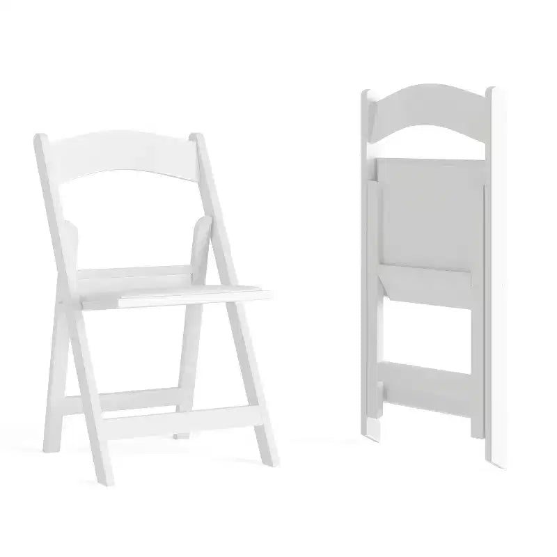 Chaise pliante Hercules de Flash Furniture – Lot de 2 chaises d'événement en résine d'une capacité de 360 kg