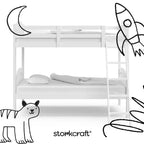 Lit superposé Twin Creekside en bois massif - Storkcraft