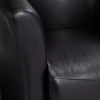 Fauteuil Club Pivotant Elements Rocket 31 Large Rivera Black