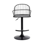 Tabouret de bar réglable en métal Edward - Armen Living