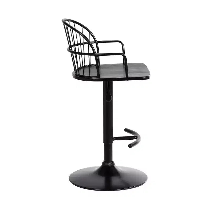 Tabouret de bar réglable en métal Edward - Armen Living