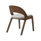 Ensemble de 2 chaises de salle à manger Polly Mid-Century rembourrées - Armen Living