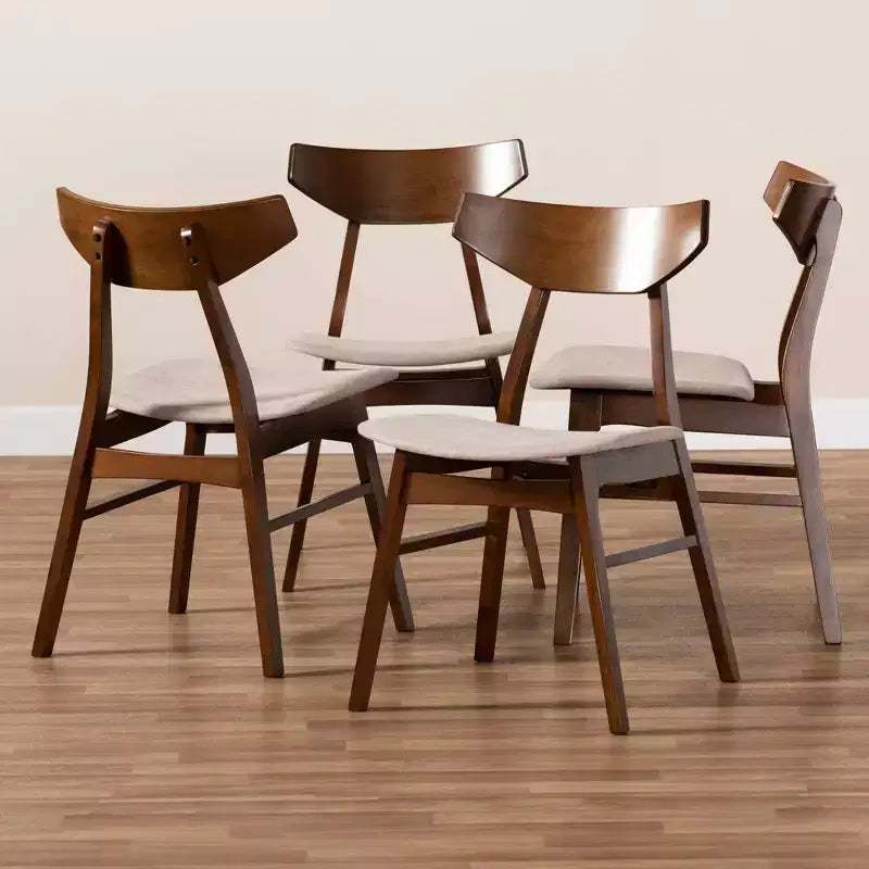 Lot de 4 chaises de salle à manger Danica - Baxton Studio
