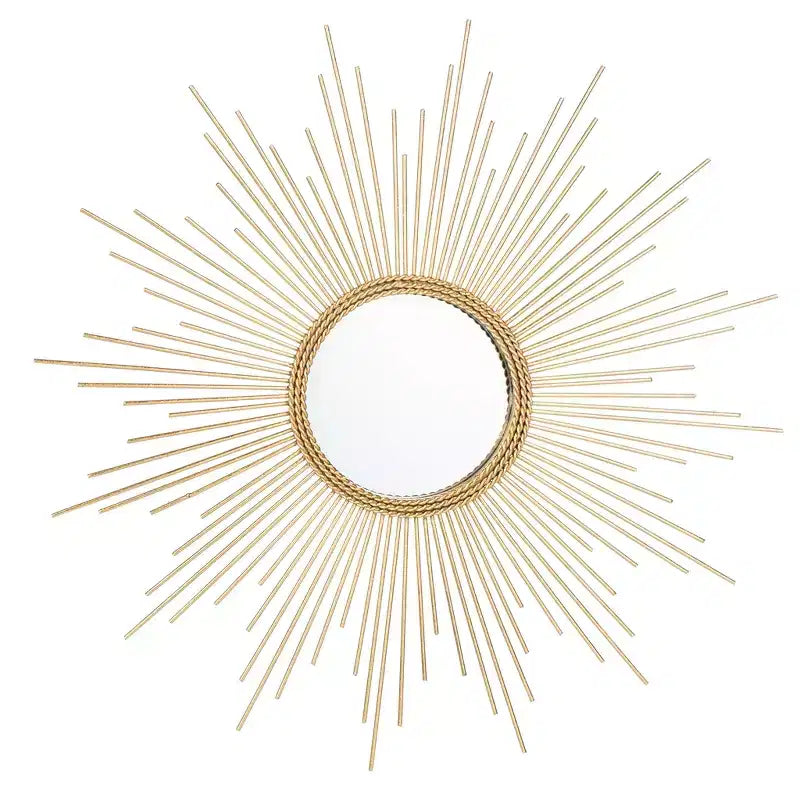 Nahla Sunburst Mirror - Gold Leaf - Safavieh